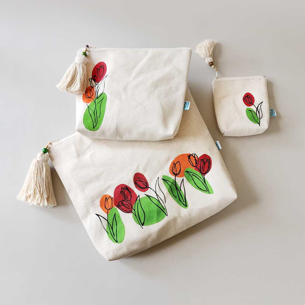 Tulip Collection Cosmetic Bag