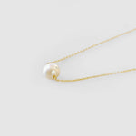 Single Pearl Short Necklace