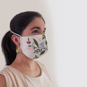 Flowers - Reusable Fabric Facemask