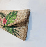 Floral Handpainted Large Clutch