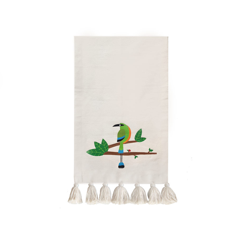 Torogoz Collection, Handpainted Cotton Table Runner