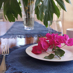 Blue Table Runner