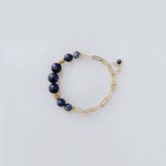 Lapis Lazuli Chained Bracelet