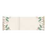 Joyful Christmas Collection, Handpainted Cotton Tablerunner