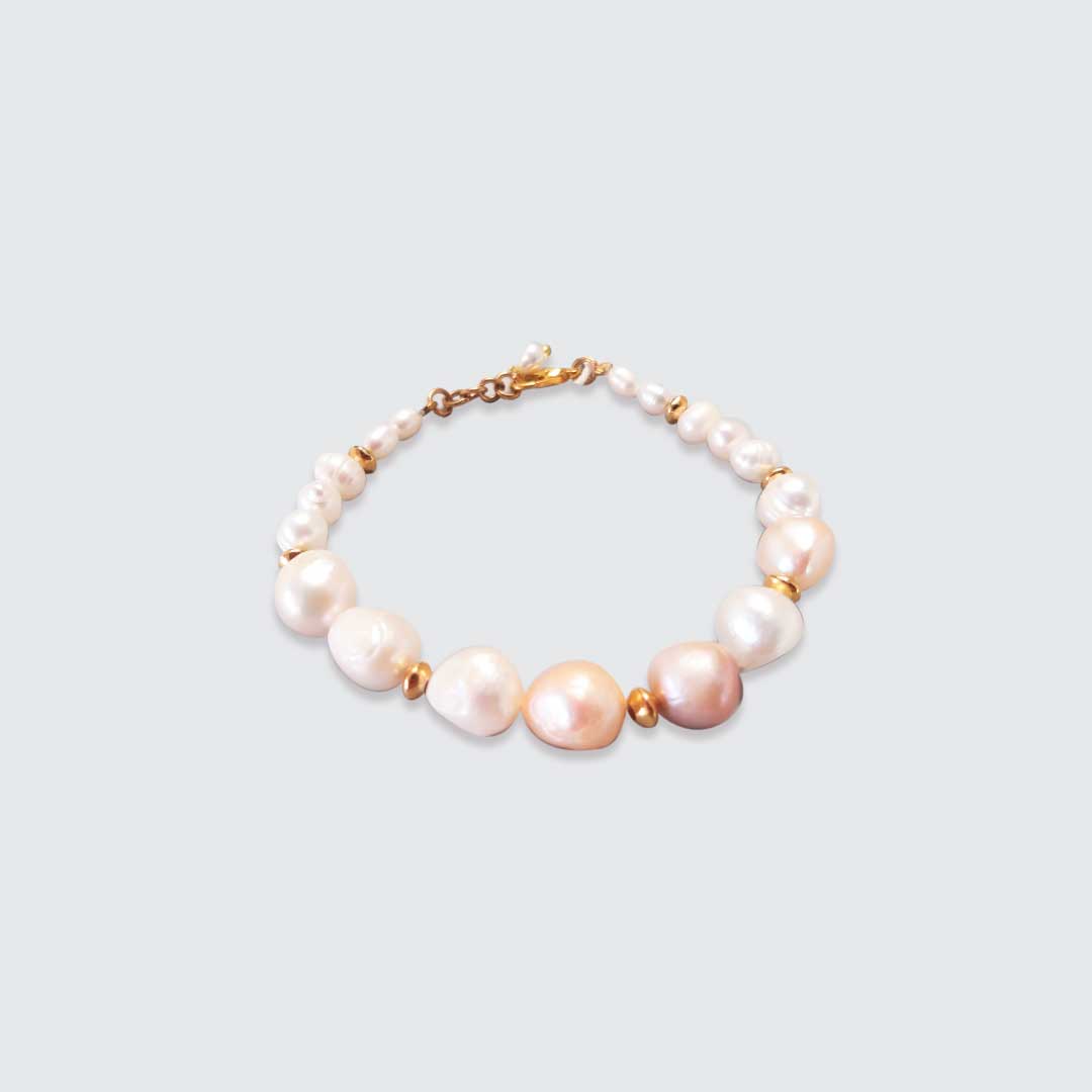 Pink Pearls Bracelet