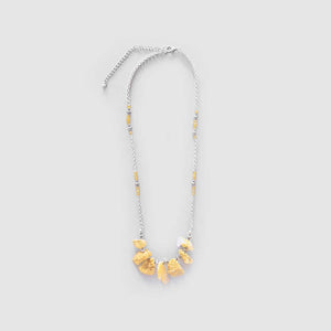 Yellow Druzy Quartz Medium Necklace