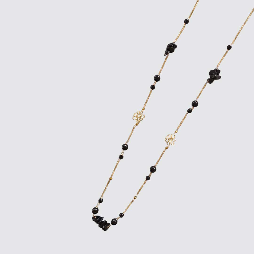 Onyx Long Necklace