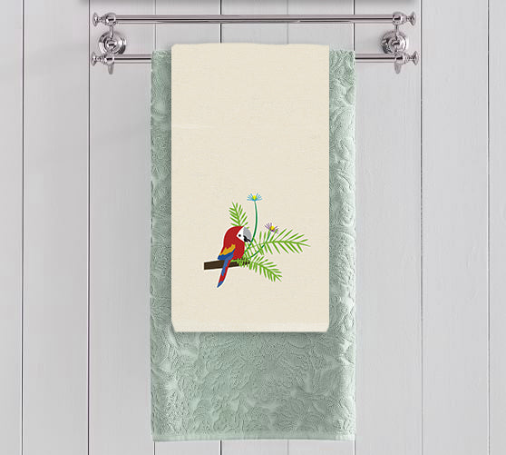 Guara Collection, Handpainted Linen Towel, Set of two