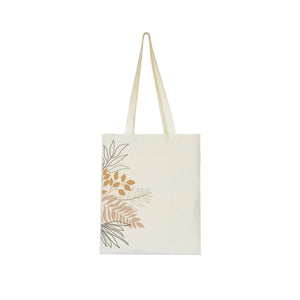 Minimal Leaves Collection, Handpainted Tote Bag